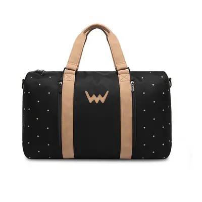 VUCH Fatima Matt Black Travel Bag