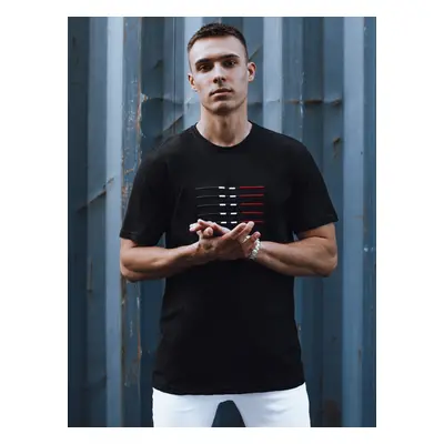 Men's Black T-Shirt Dstreet