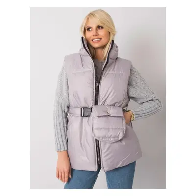 Light grey down vest