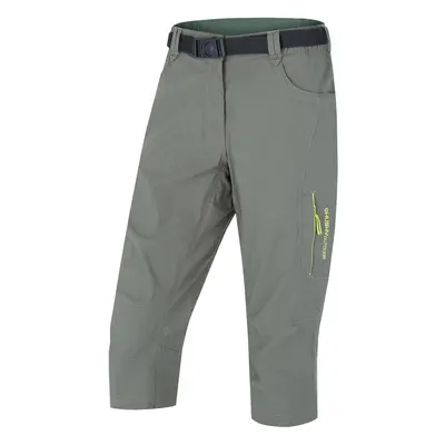 Women's 3/4 trousers HUSKY Klery green