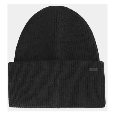 4F winter hat with recycled materials black