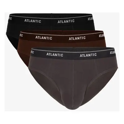 Briefs Atlantic 3MP-157 A'3 S-2XL graphite-black-chocolate