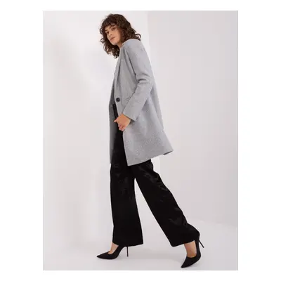 Grey classic women's coat OCH BELLA