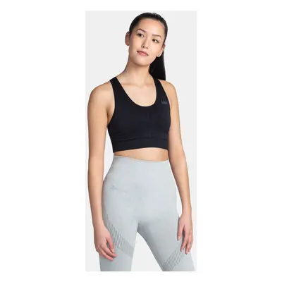 Women's seamless sports bra Kilpi WINIE-W Black