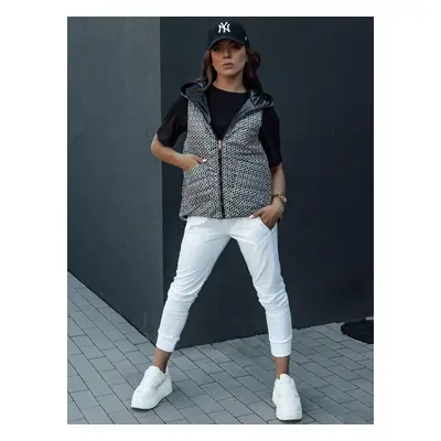 Women's quilted vest ICONVEST black Dstreet