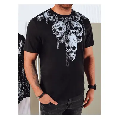 Men's T-shirt with black Dstreet print