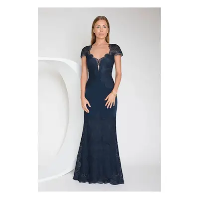 Nőin ruha Deni Cler Milano Deni_Cler_Milano_Dress_T-Dw-3251-0M-40-58-1_Navy_Blue