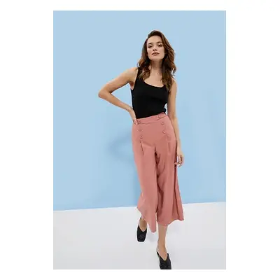 Trousers made of smooth viscose