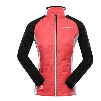 Women's sweatshirt with merino filling ALPINE PRO JORWA calypso coral