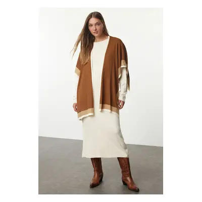 Trendyol Ecru Maxi Knitwear Basic Scarf Dress