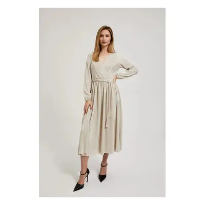 Women's dress MOODO - beige