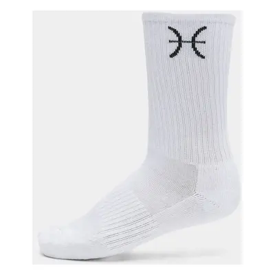 Zodiac socks fish white