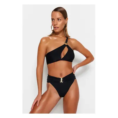 Női bikini alsó Trendyol TBESS22BA0357/Black