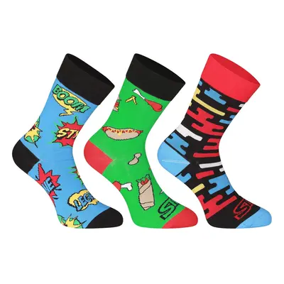 3PACK Cheerful Styx High Socks Multicolored