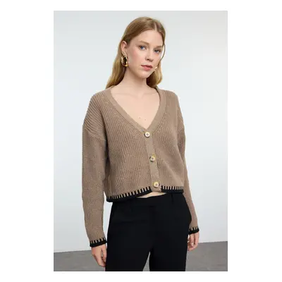 Trendyol Mink Soft Texture Knitted Cardigan