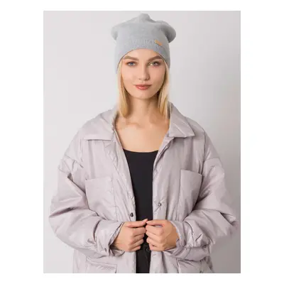 RUE PARIS Grey lady's beanie