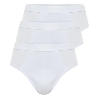 Trendyol White Pack Basic Slip Panties