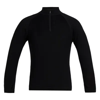 Icebreaker K Tech LS Half Zip T-Shirt BLACK