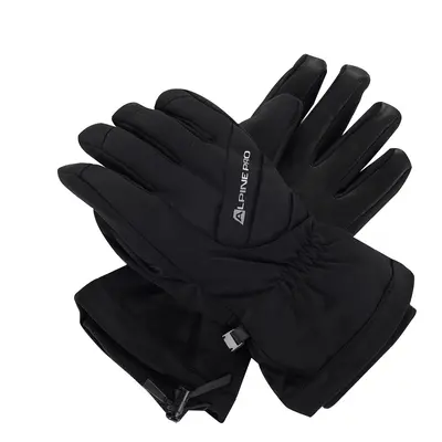 Gloves with ptx membrane ALPINE PRO OLEWE black