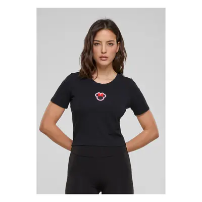 Disney Minnie Badge Women's T-Shirt Black