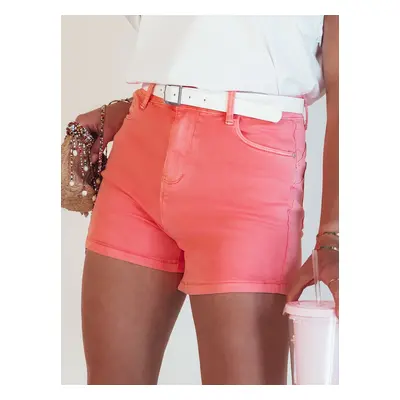 GLAMWEAR Women's Denim Shorts Pink Dstreet