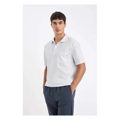 DEFACTO Regular Fit Short Sleeve Pique Polo Shirt