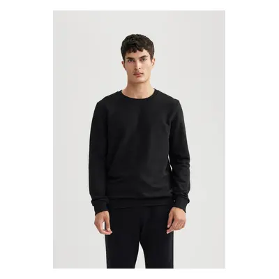 DEFACTO Regular Fit Crew Neck Basic Sweatshirt