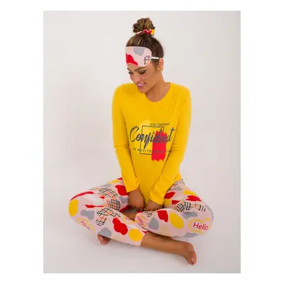 Women's yellow pajamas