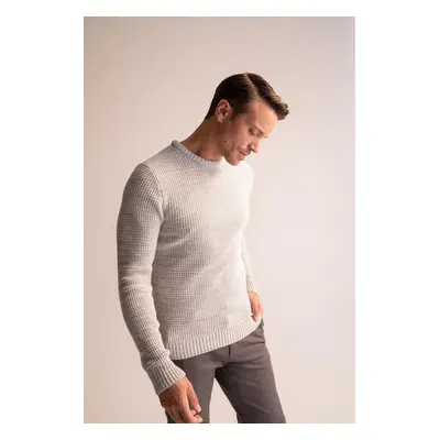 DEFACTO Regular Fit Crew Neck Knitwear Sweater