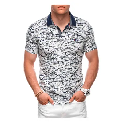 Edoti Printed Men's Polo Shirt