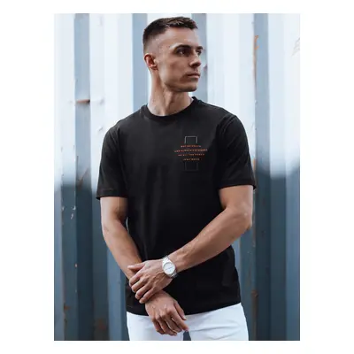 Men's Black T-Shirt Dstreet