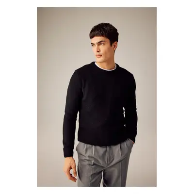 DEFACTO Standard Fit Crew Neck Sweater