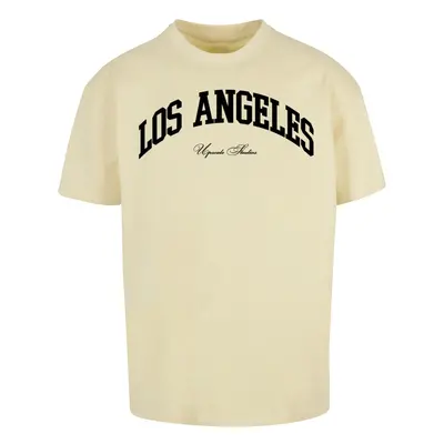 L.A. College Oversize T-Shirt Soft Yellow