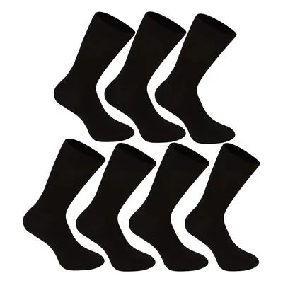 7PACK socks Nedeto high bamboo black