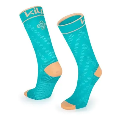 Unisex cycling socks Kilpi CYCLER-U turquoise