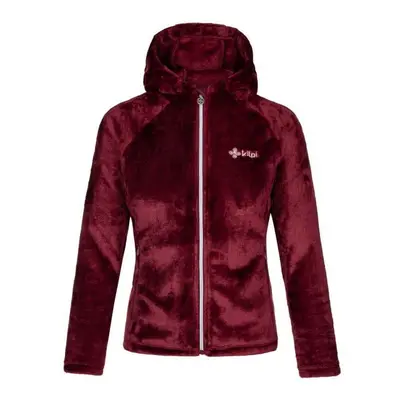 Women's warm hoodie Kilpi MARIEL-W dark red