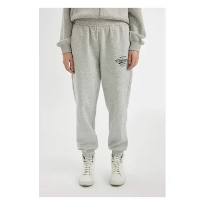 X5391AZ/GR382 Defacto Women's Tracksuit Bottom GREYMELANGE