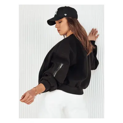 BONDAI women's bomber jacket black Dstreet