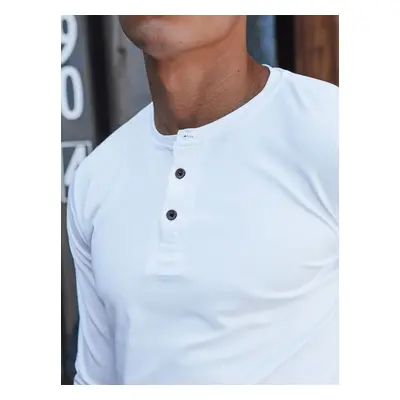 Men's white long-sleeved T-shirt Dstreet