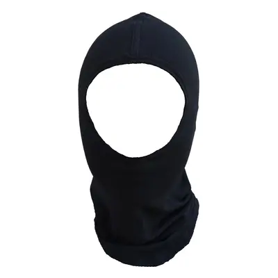 Women's and men's bamboo balaclava - black