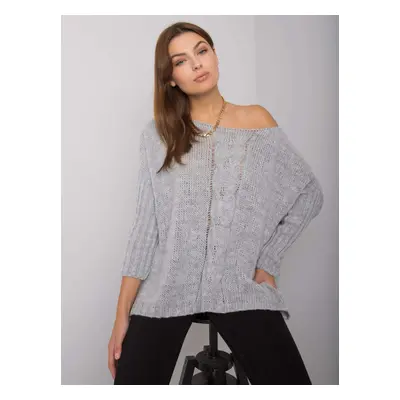 OCH BELLA Grey oversized sweater