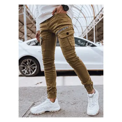 Camel Mens Denim Cargo Pants Dstreet