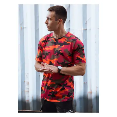 Men's Orange Camo T-Shirt Dstreet