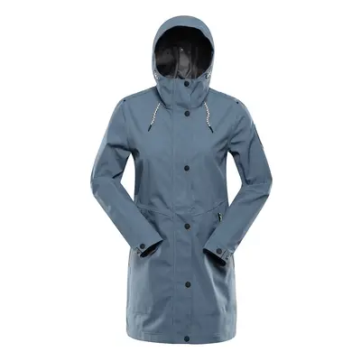 Women's waterproof coat with ptx membrane ALPINE PRO PERFETA blue mirage