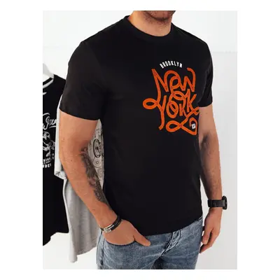 Men's T-shirt with black Dstreet print