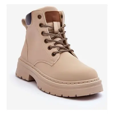 Women's winter boots light beige Corbin