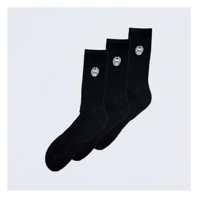 Ponožky BIDI BADU Don Carlito Crew Move Socks Pack Black EUR