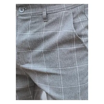 Men's Casual Trousers Light Grey Dstreet