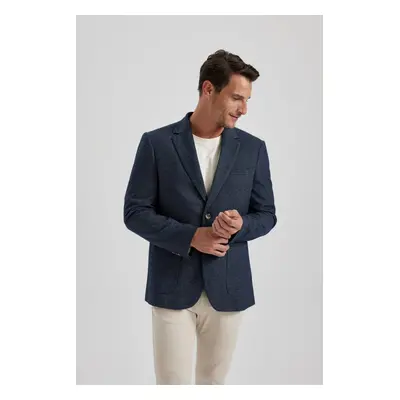 DEFACTO Regular Fit Jacket Collar Lined Blazer Jacket