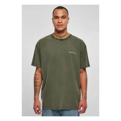 Oversized Small Embroidery Tee bottlegreen